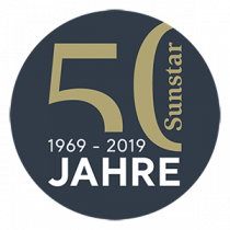 sunstar hotels schweiz 50 jahre logo blau