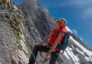 Klettersteig Parnunblick, Prättigau, Schweiz