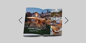 Hinweis - Blättern mit Pfeilsymbole