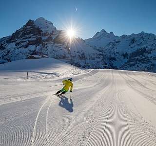 Skifahren im Skigebiet Grindelwald